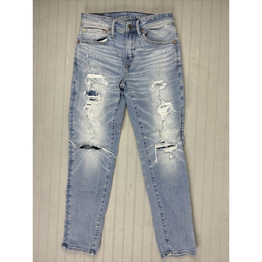 American Eagle Size 28x30 Mens Jeans (Actual Inseam 28) Athletic Distressed